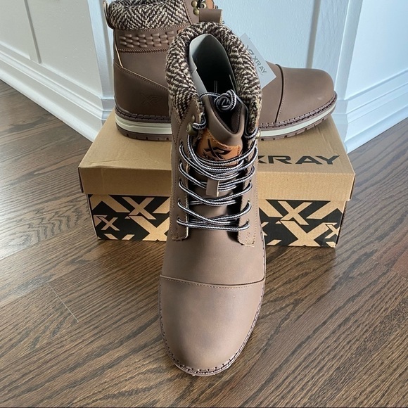 NWT Mens Xray Ruslan brown warm workbook hiking walking boot size 13 - Picture 4 of 11